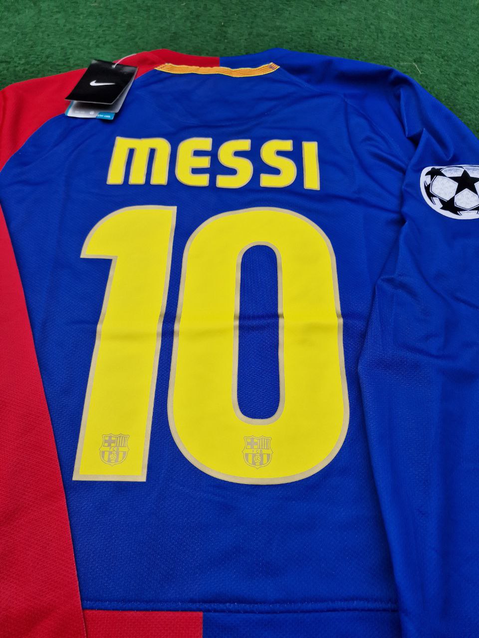 Lionel Messi Barcelona 2009 Rome Champions League Final Retro Jersey